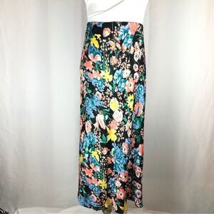 Maeve by Anthropologie XS Maxi Floral Florence Bias Skirt Long Skirt Elastic